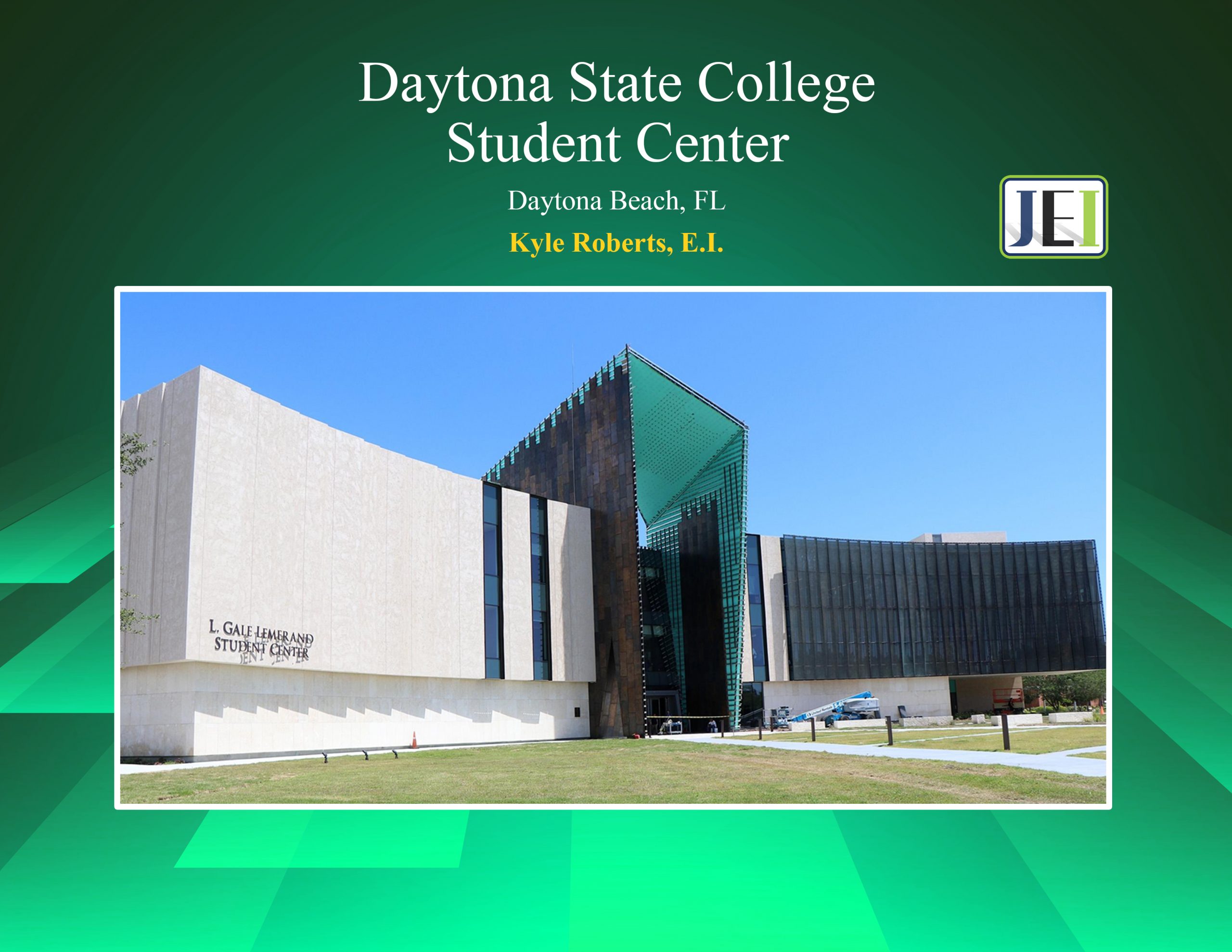 Daytona State College Student Center Curtain Wall Storefront Glass Glazing System by JEI Structural Engineering Structural Glass for Architects