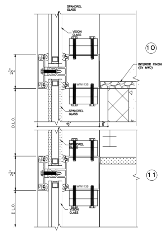 Curtain Wall- Newport Beach- CA- Martin County Human Services Renovation