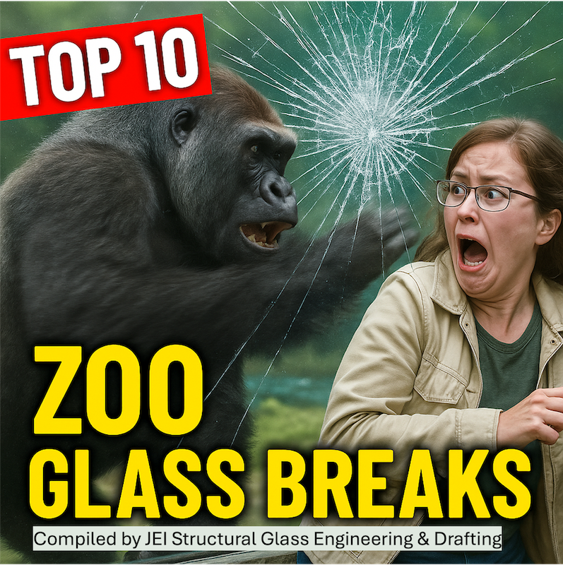 Top 10 Zoo Acquarium Glass Breaks Reel Compiled by JEI Structural Glass Engineering and Drafting