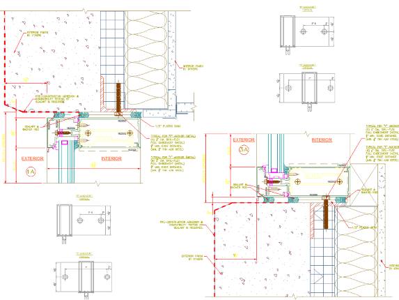 Glazing Shop Drawings<br>& Drafting