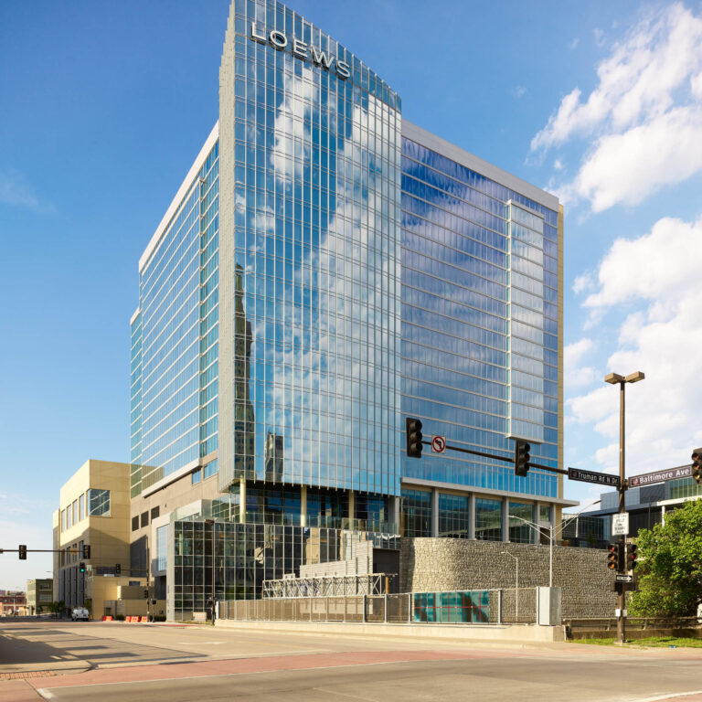 Loews Hotel in Kansas City Building Envelope Engineering by JEI Structural Facade