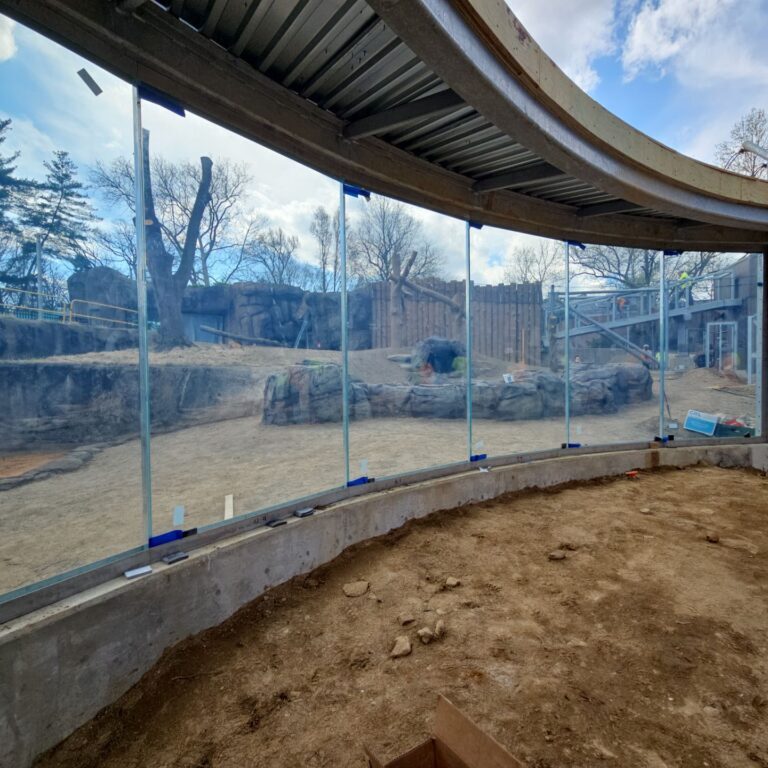 Philadelphia Zoo Bear Country | Structural Glass Engineering & Glass Wall Design Services